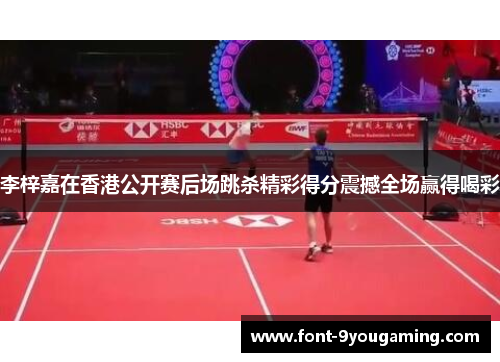 李梓嘉在香港公开赛后场跳杀精彩得分震撼全场赢得喝彩